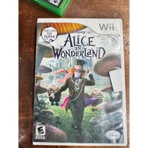Disney Alice in‎ Wonderland Video Game for Nintendo Wii Inspired by Tim Burton